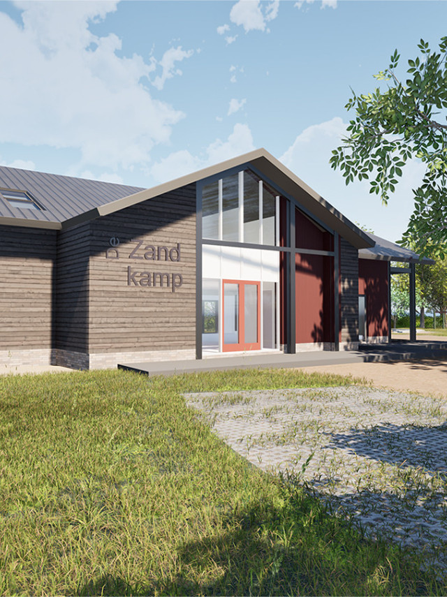 Zorg woningen , kamphuis, de Zandkamp, Ermelo
